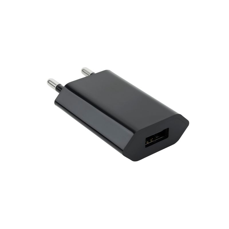 Mini Cargador USB Ipod Iphone 5V 1A Negro